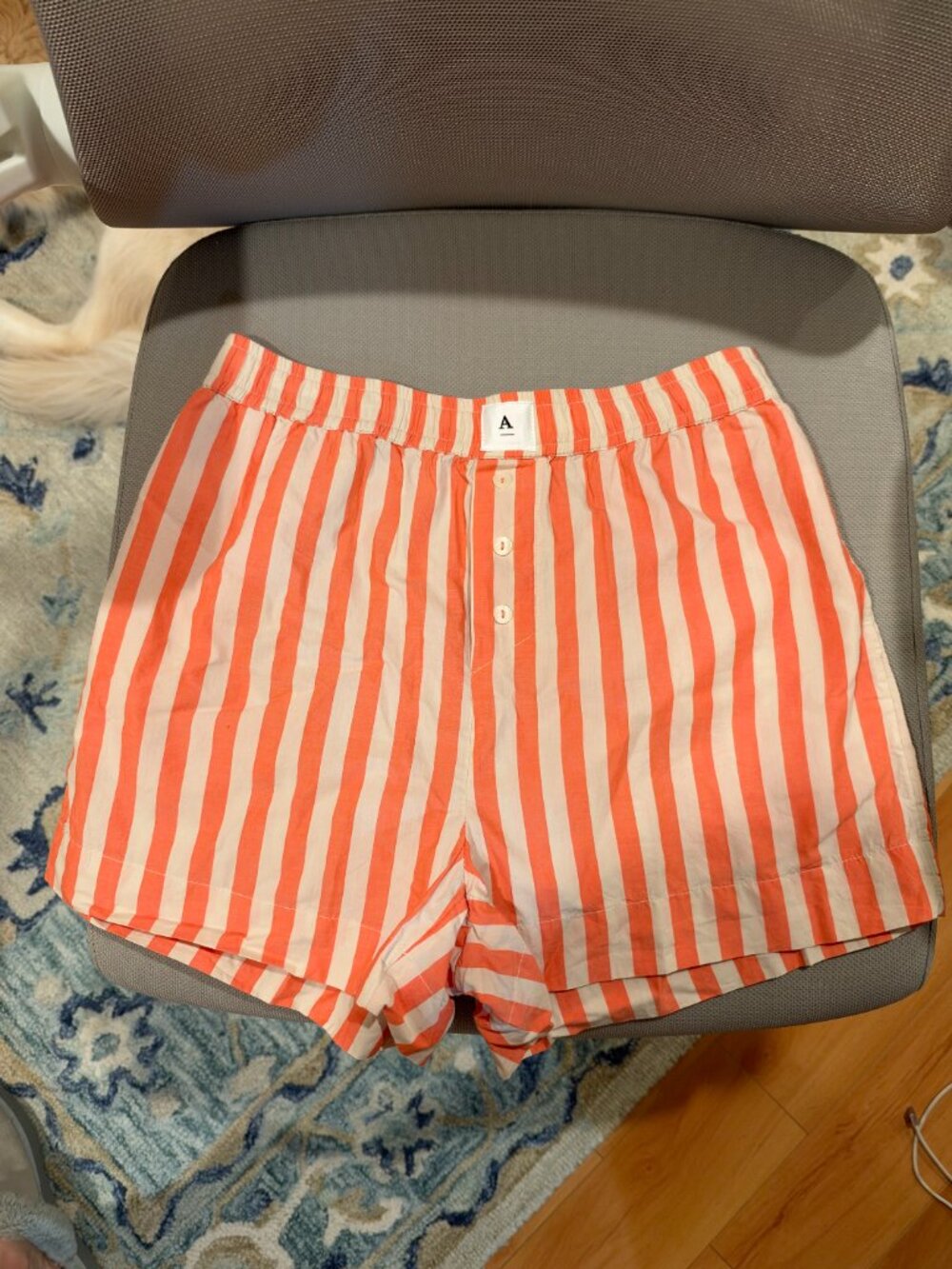 A by Anthropologie cotton lounge boxer shorts- XS